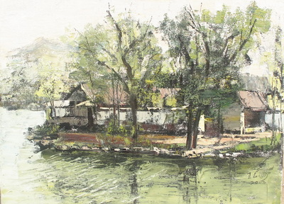 画家与画——我的老师王志国——一位清新自然田园派诗性画家 - 青年画家肖汉 - 人物锦鲤画家肖汉的博客